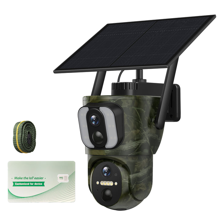 Campark TC26 4G LTE 1080P Dual Lens Trailkamera mit Solarpanel