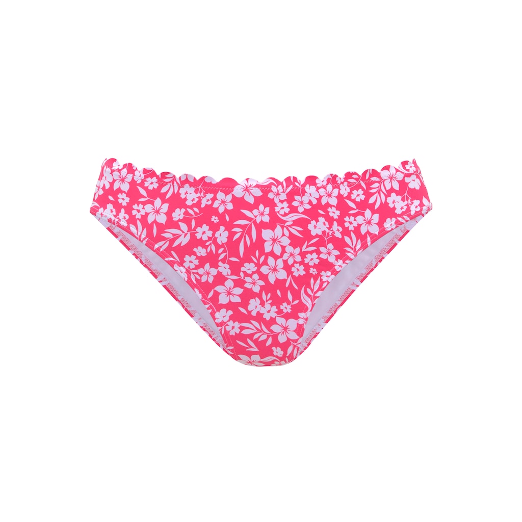 Vivance Bikini-Hose »Leni« mit gelaserter Wellenkante