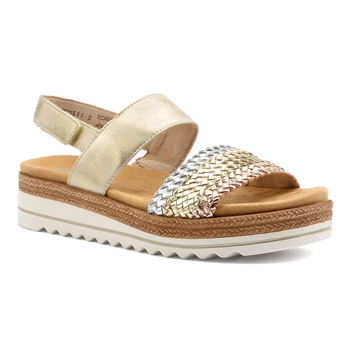 Remonte D0Q56 Leather and Synthetic Sandal