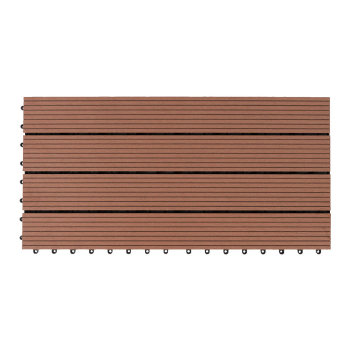 WPC Terrace Board "Royal" - Light Brown | 30 x 60 cm