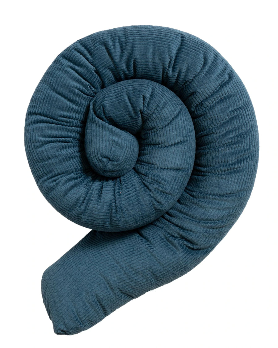 Baby Bettschlange Cord Petrol