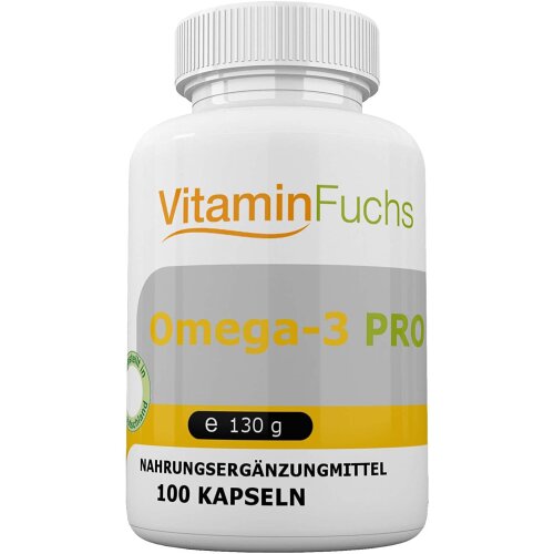 Omega 3 Fatty Acid Capsules with DHA, EPA, and Vitamin E