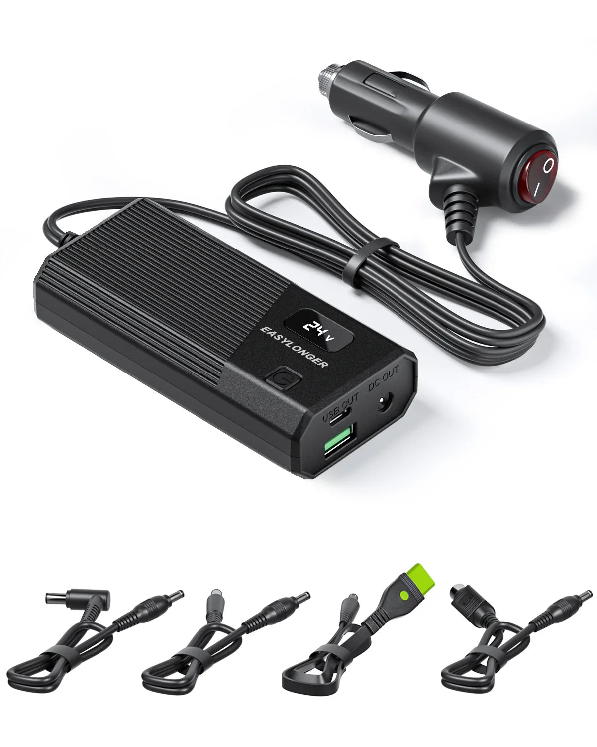 Universales DC-Netzkabel für CPAP (12V/24V) | Autoladegerät für ResMed & Philips