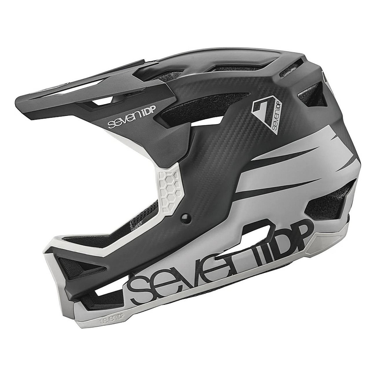 Casco Project 23 Carbon Gris/Carbono Crudo XL - Ligero y Seguro con 23 Ventilaciones