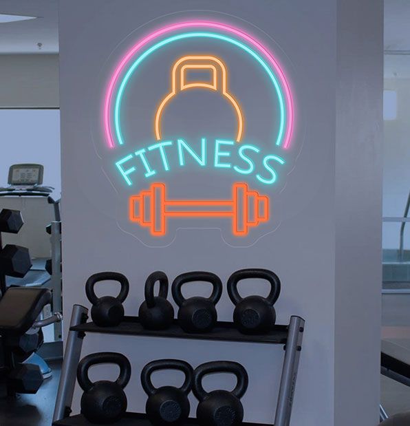 Fitness Neon-Schild