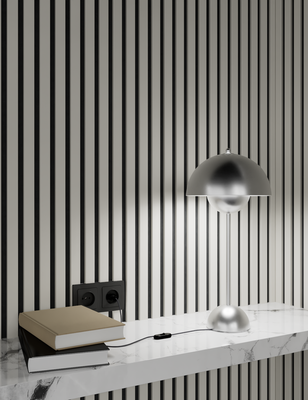 Akustikpaneel Bunt Plus Warm Grau