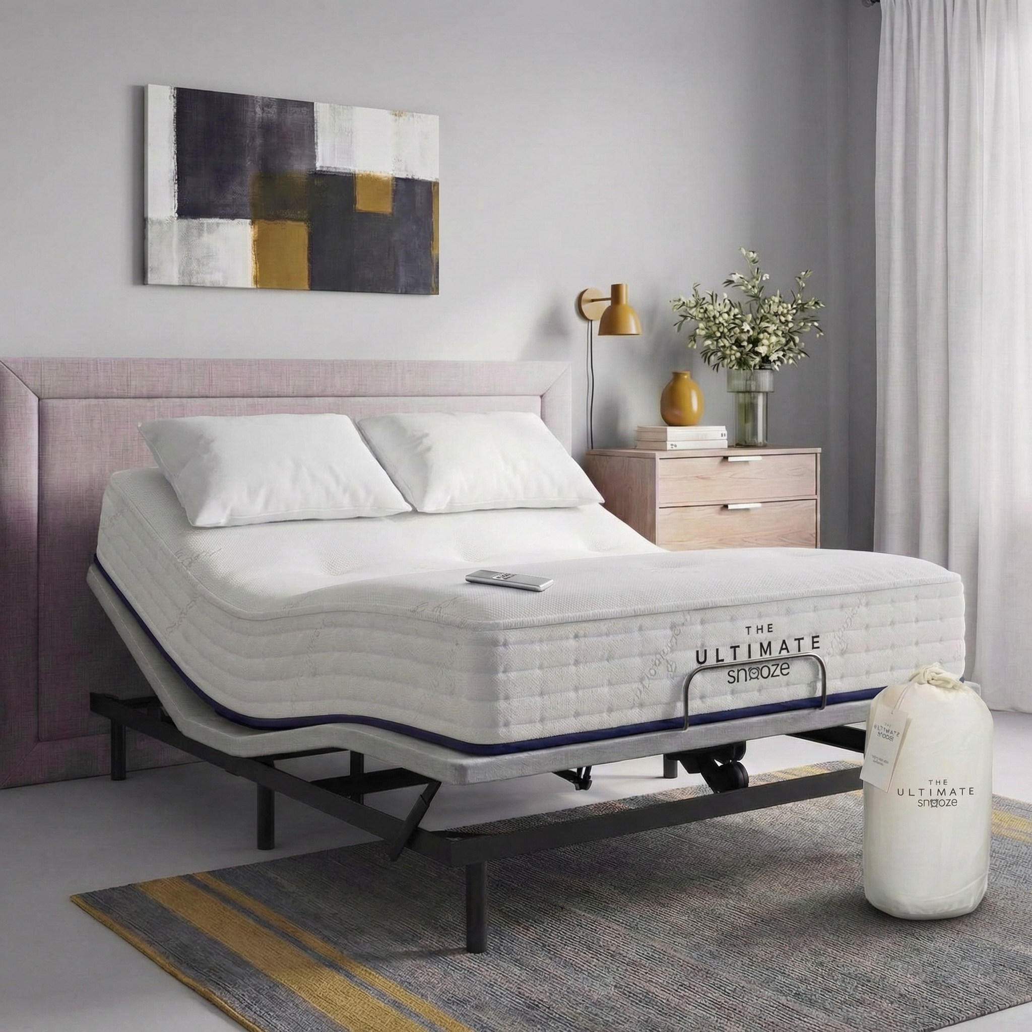 Core™ Matratzenbundle mit Pure Organic Mattress & 1.0 Adjustable Base