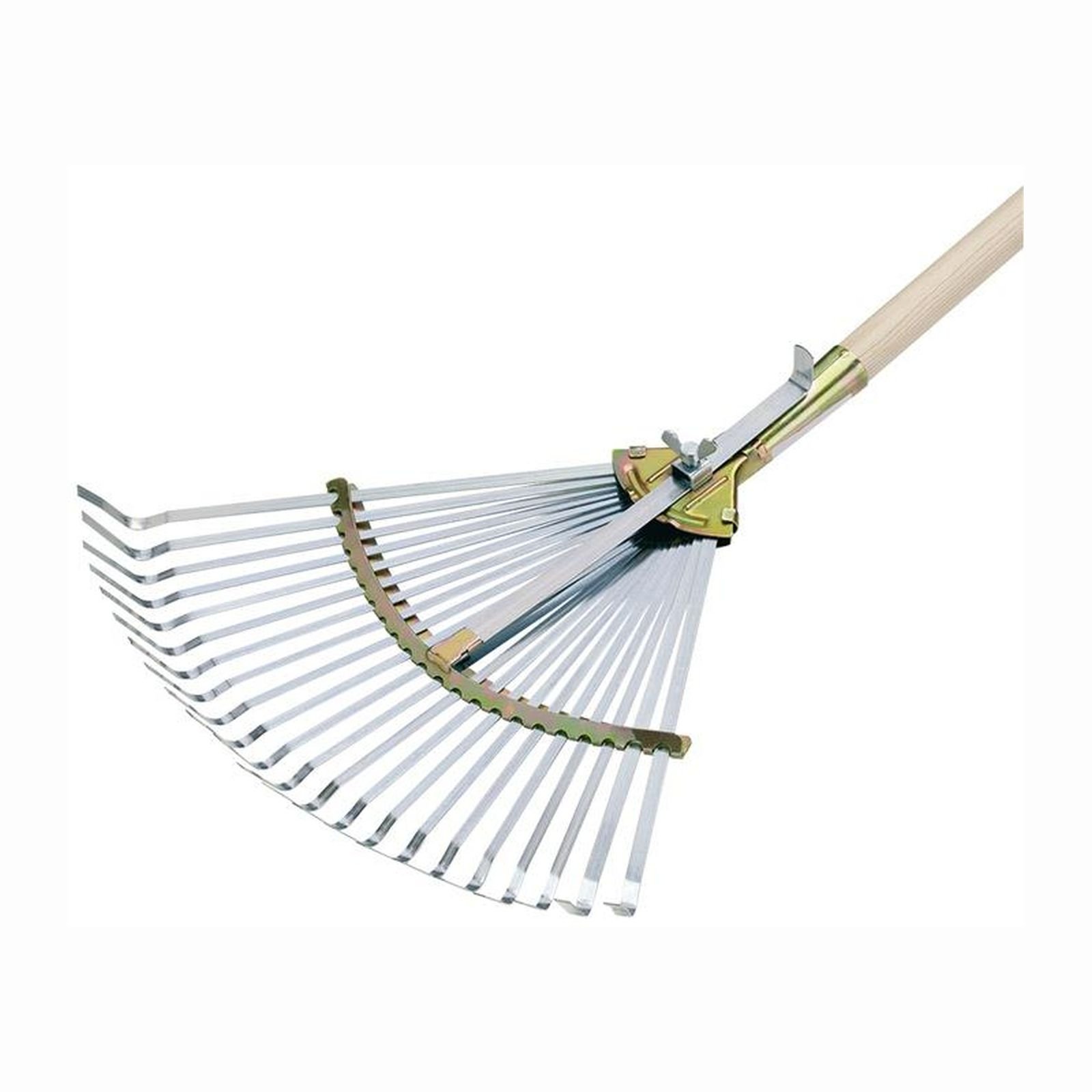 FLORA Professional Leaf Rake Working Width 320 - 480 mm Galvanized Without Handle - 2779