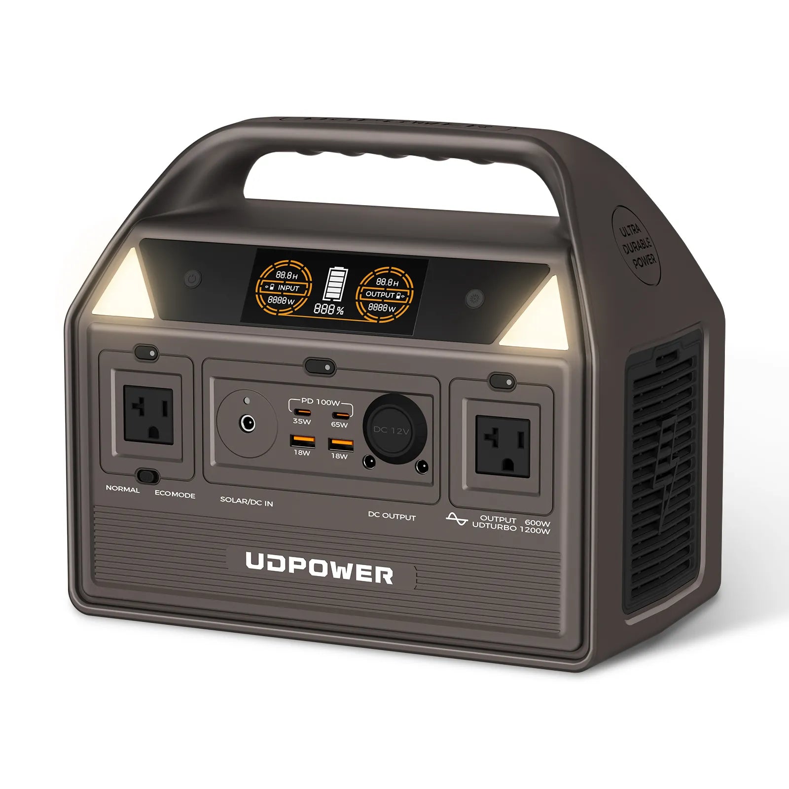 UDPOWER C600 Tragbare Powerstation