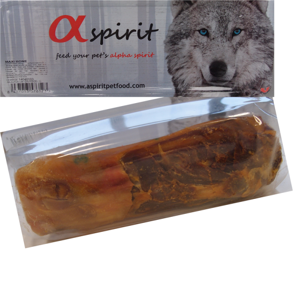 Alpha Spirit Serrano Schinkenknochen Maxi – Großer Kauspaß