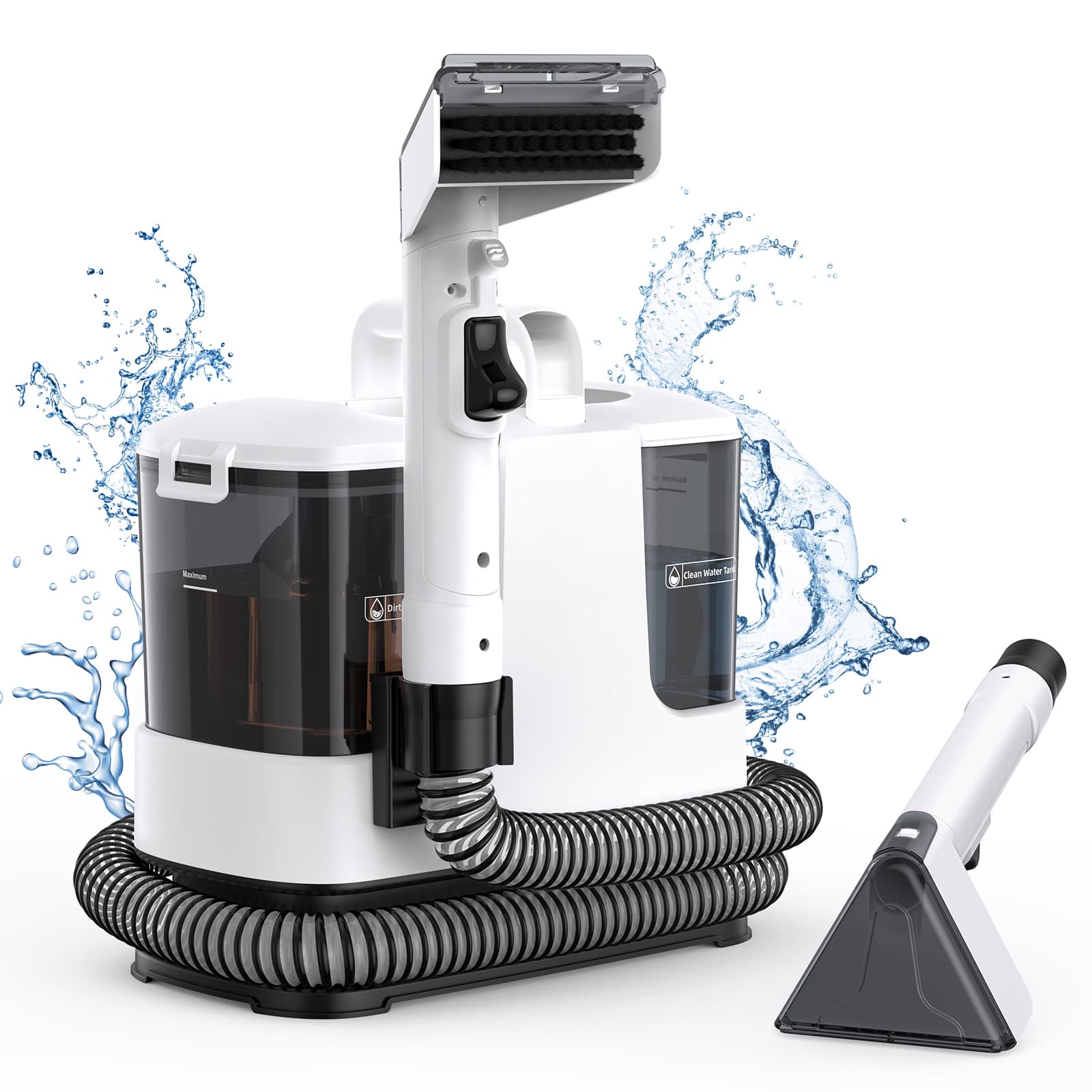 lubluelu V5 Portable Deep Carpet & Upholstery Cleaner