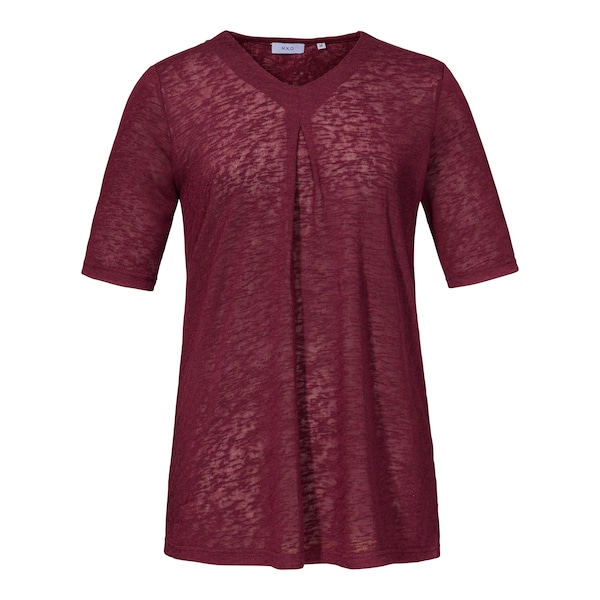 Tunika-Shirt „Leinenoptik“ chianti