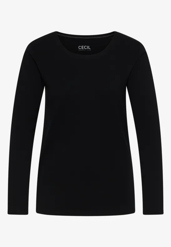 CECIL Basic Langarmshirt - Style PIA