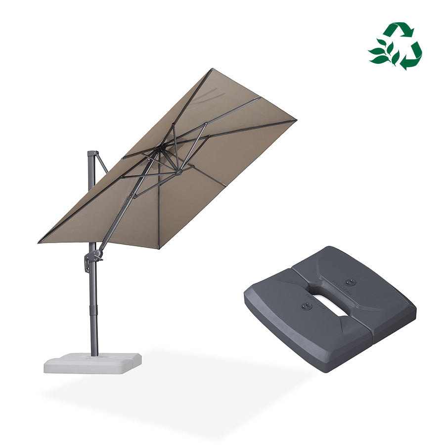 PURPLE LEAF UV-resistenter Outdoor-Pavillon mit stabilem Sockel