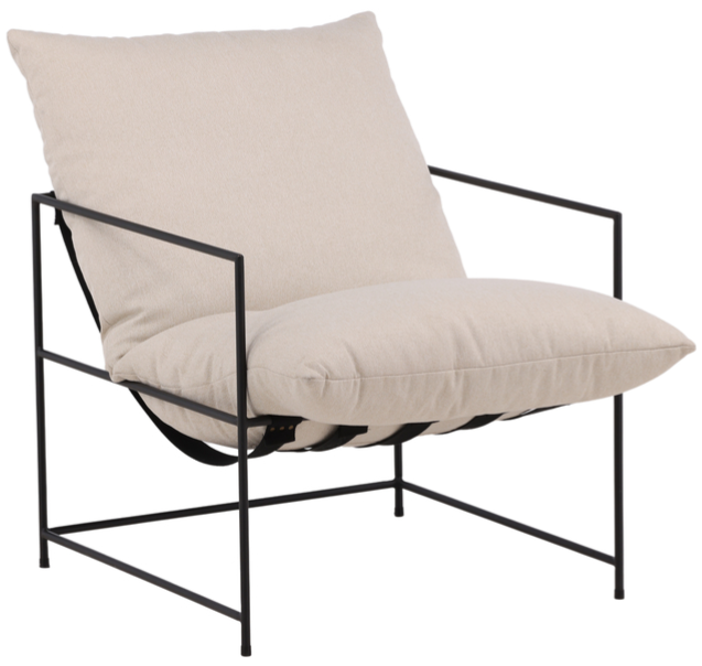 Design Armchair "Sedalia" - Linen Off White