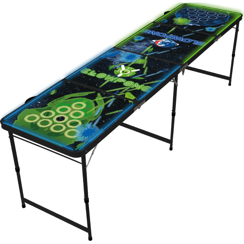 Alien VS. Human LED Beer Pong Table