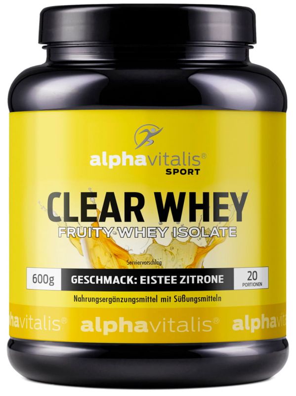Alphavitalis Clear Whey Isolate | Lemon Iced Tea | 600g