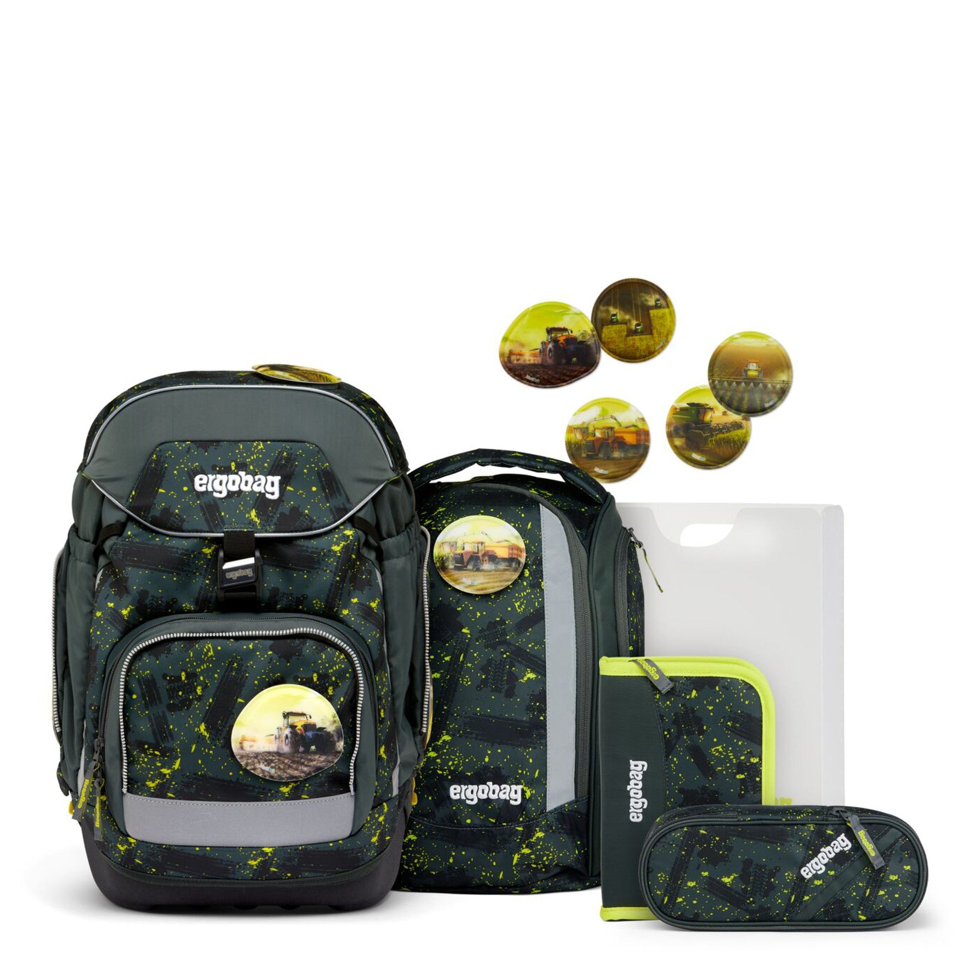 Ergobag Pack - School Backpack Set 6-Piece Model 2024 (MähdreschBär)