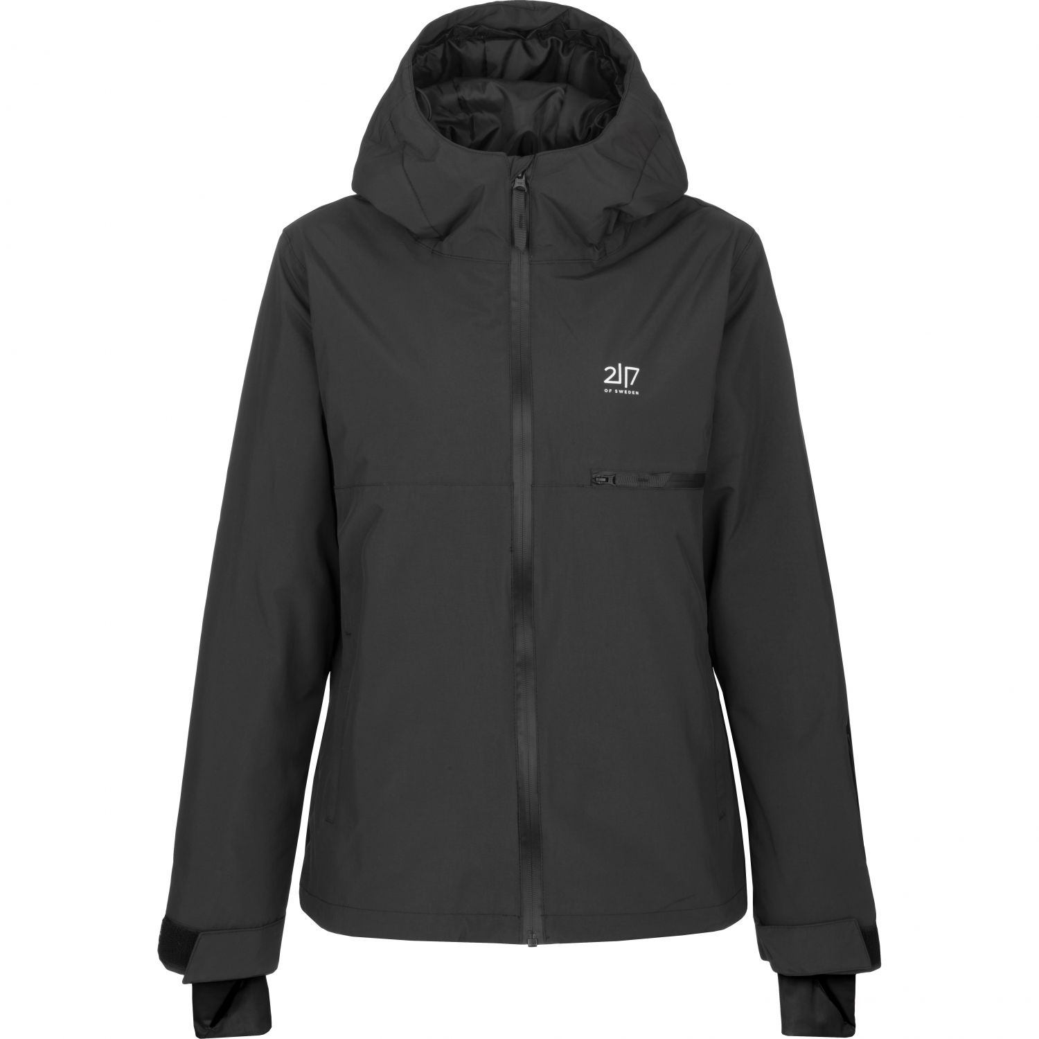 2117 of Sweden Avan, women's ski jacket, black
