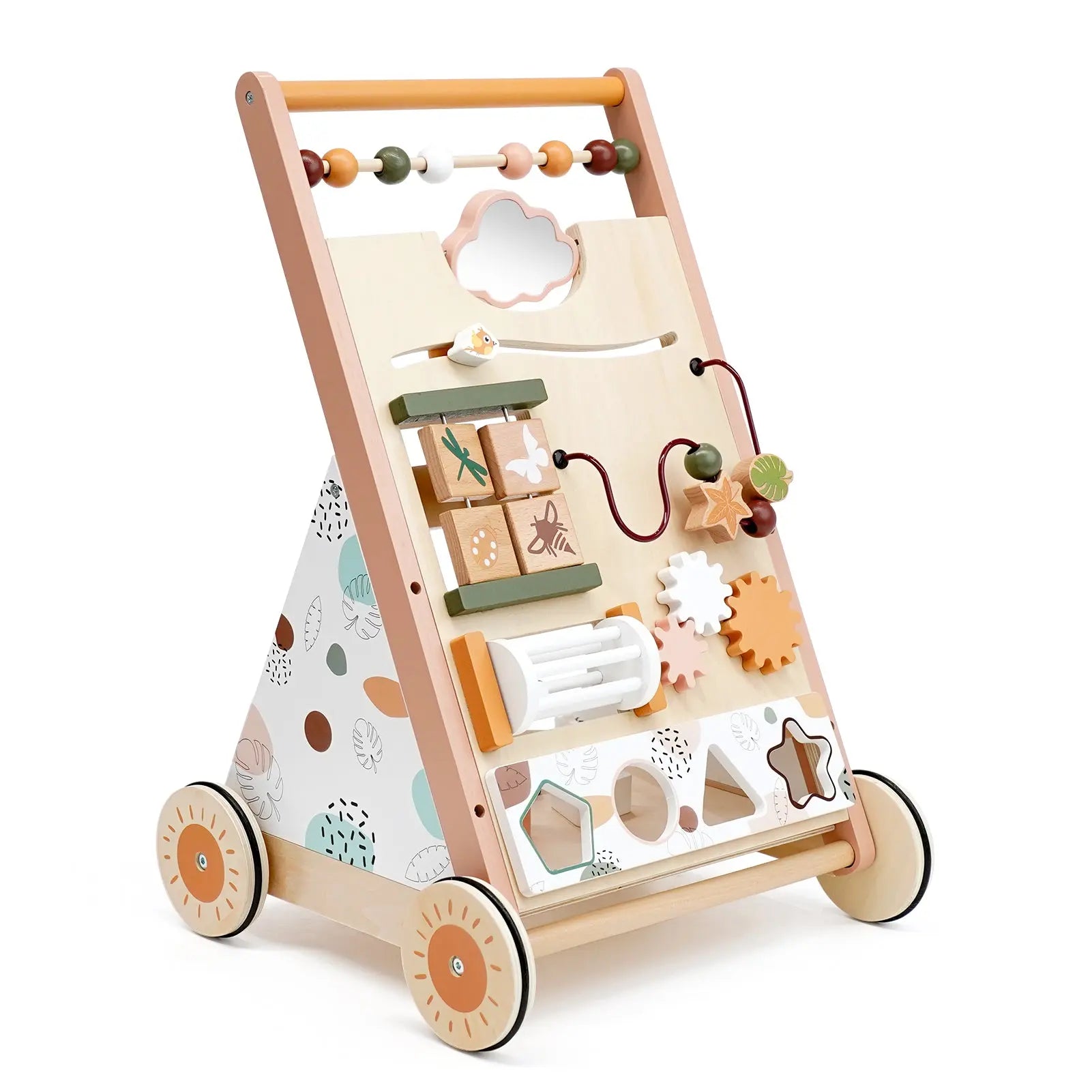 Verstellbarer Geschwindigkeits-Wooden Baby Walker für Kleinkinder