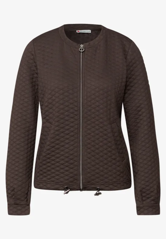 Zipper Jacke mit Struktur