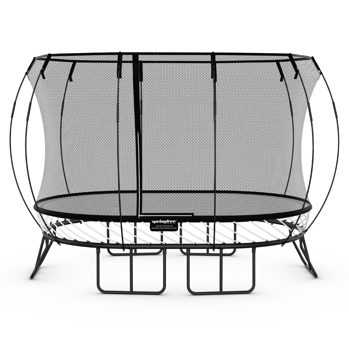 Springfree® 8'x11' Medium Oval Trampolin mit Sicherheitsnetz