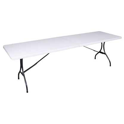 Garden Pleasure Outdoor Table Mufaro - Rectangular, Black/White
