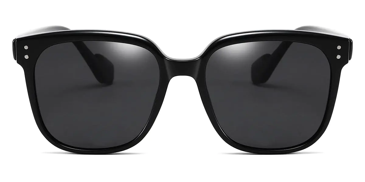 Krue Square Sunglasses for Men and Women - Black/Grey