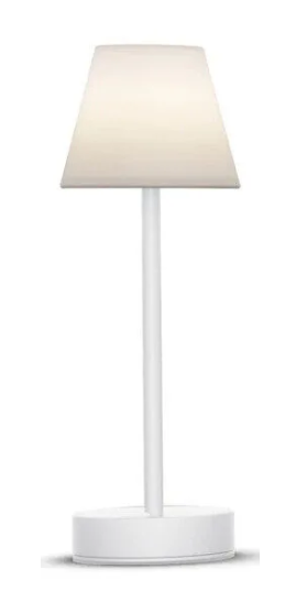 LED Table Lamp "Lolo Slim" with Rechargeable Battery Ø 11 x 32 cm - White