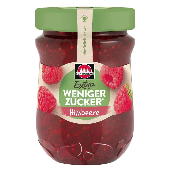 Schwartau Extra Weniger Zucker Himbeere, 300g