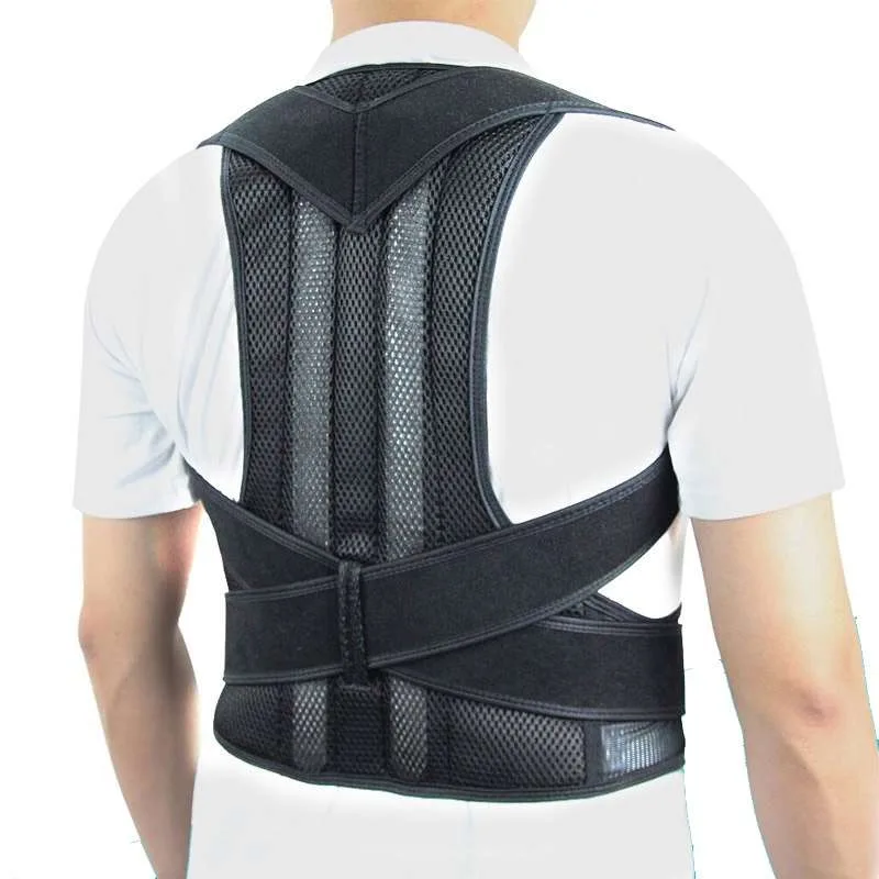 Verstellbarer Haltungskorrektor für Schulter, oberen Rücken und Lendenwirbelstütze