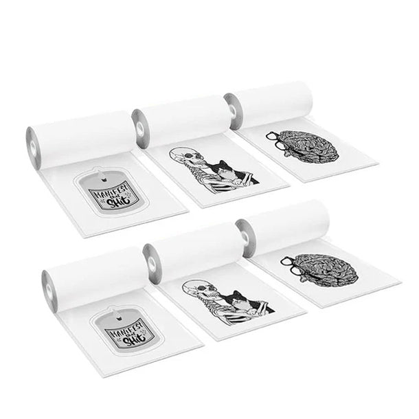 Phomemo 53mm Black on White Thermal Photo Sticker for K22 Instant Camera | 6 Rolls