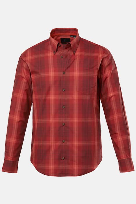 JP 1880 Check Shirt, Long Sleeve, Buttondown Collar, Modern Fit, up to 8 XL