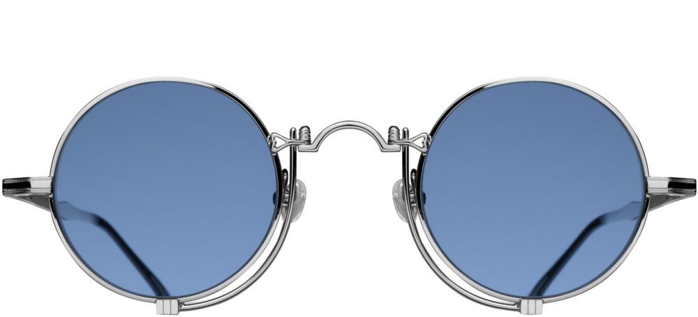 Matsuda 10601H Silver Round Sunglasses