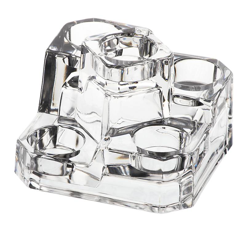 5-Piece Tealight Holder Lucio 10cm Lead Crystal