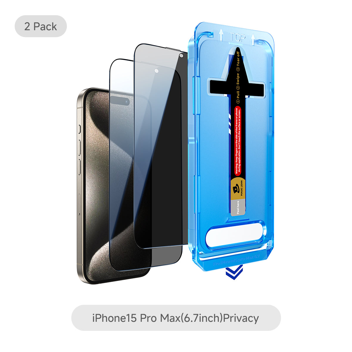 iPhone 15 Gen 2 Bildschirmschutzfolie