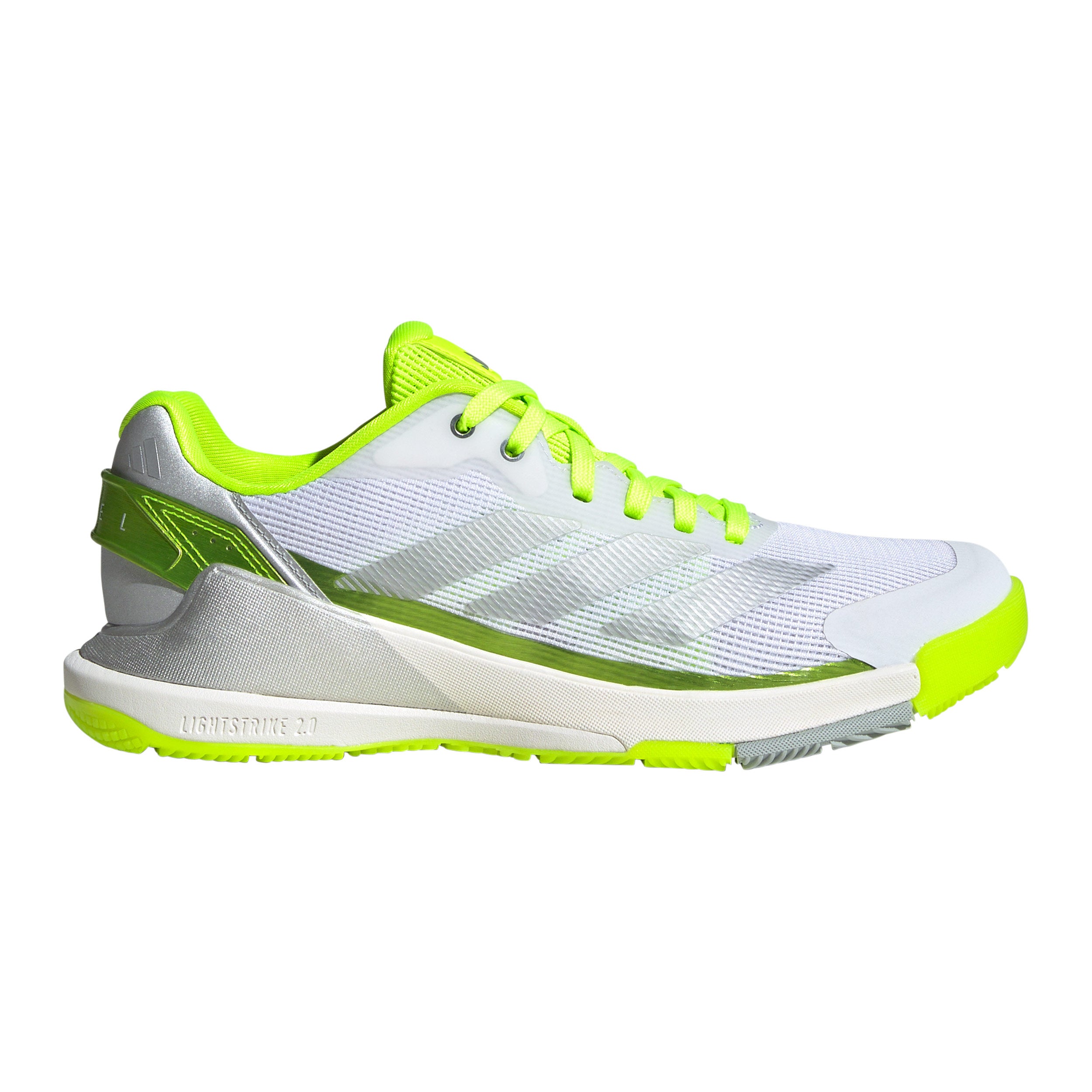 Crazyquick LS Padelschuh Damen - Weiß/Neongelb