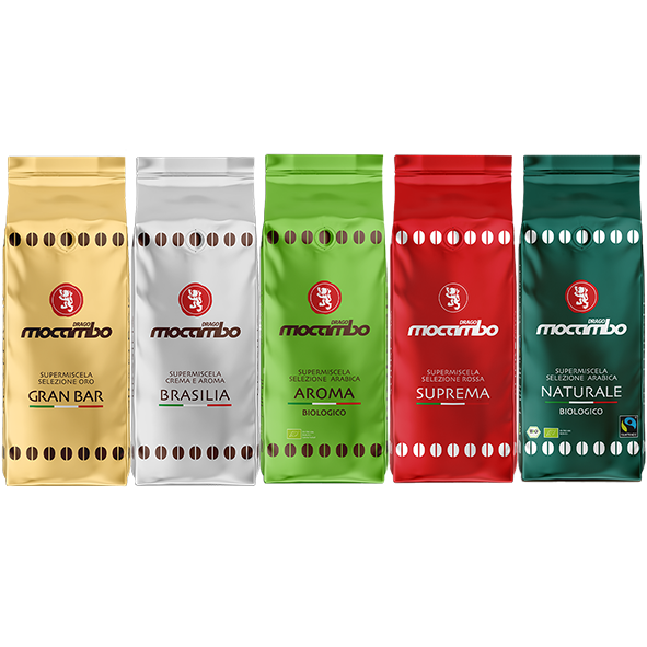 Mocambo Coffee Bean Tasting Package "Passione", 5kg Whole Beans