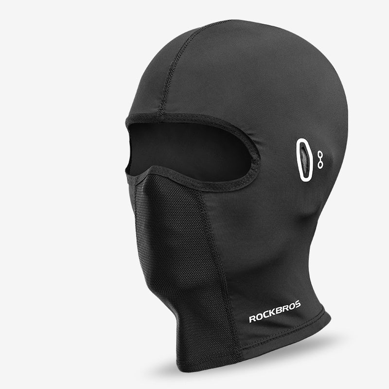 Eis-Satin-Balaclava mit Brillenschlitz