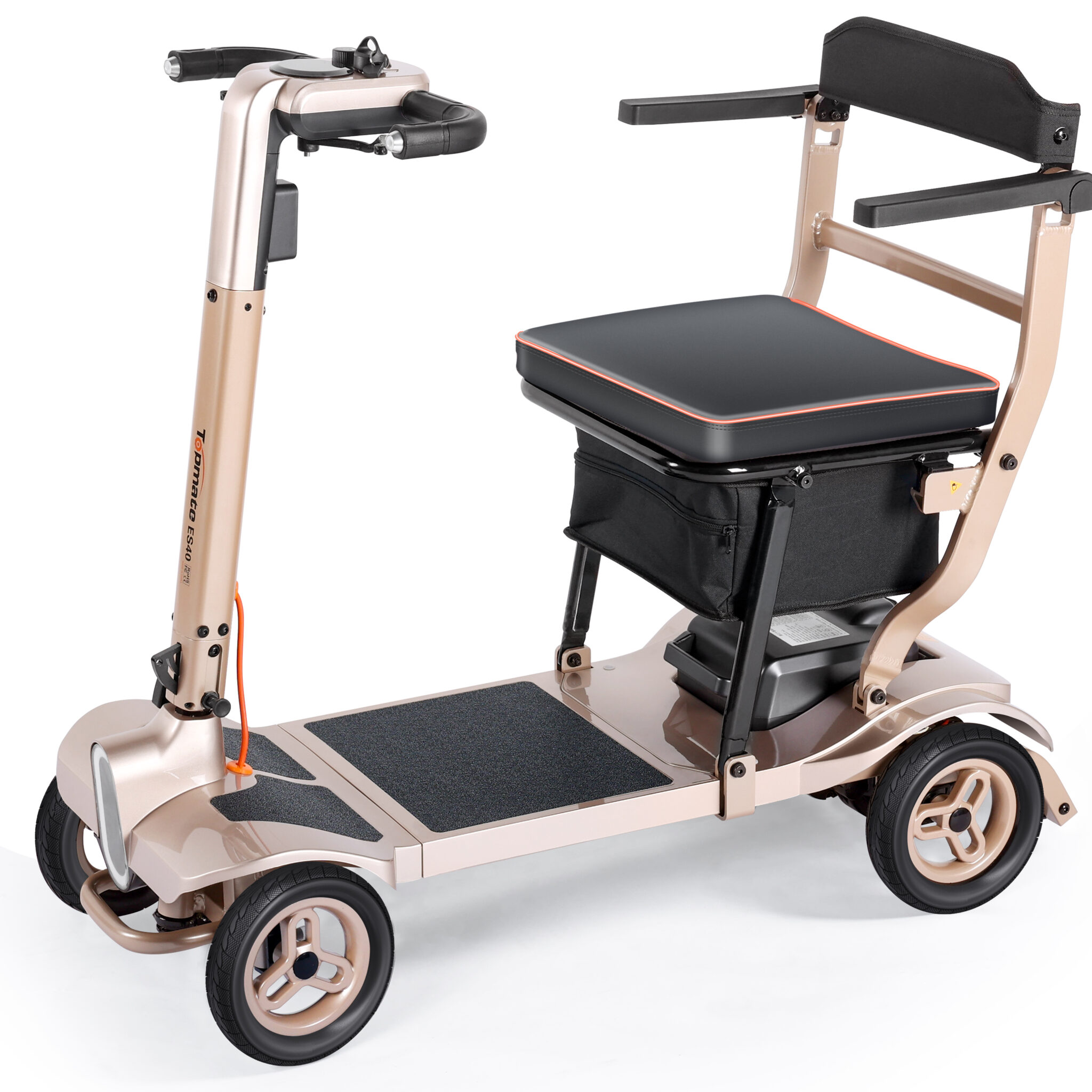 TopMate ES40 Mobilitätsscooter für Erwachsene Leichtgewicht Zusammenklappbar Fluggesellschaft Genehmigt