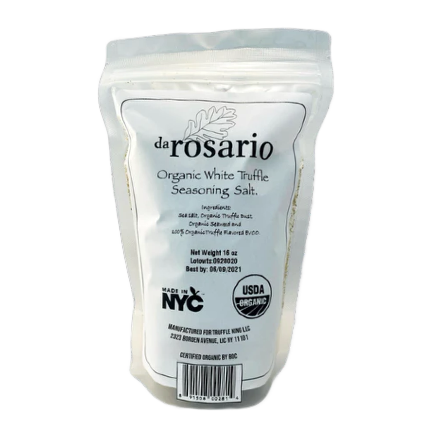 Organic White Truffle Seasoning Salt 16oz