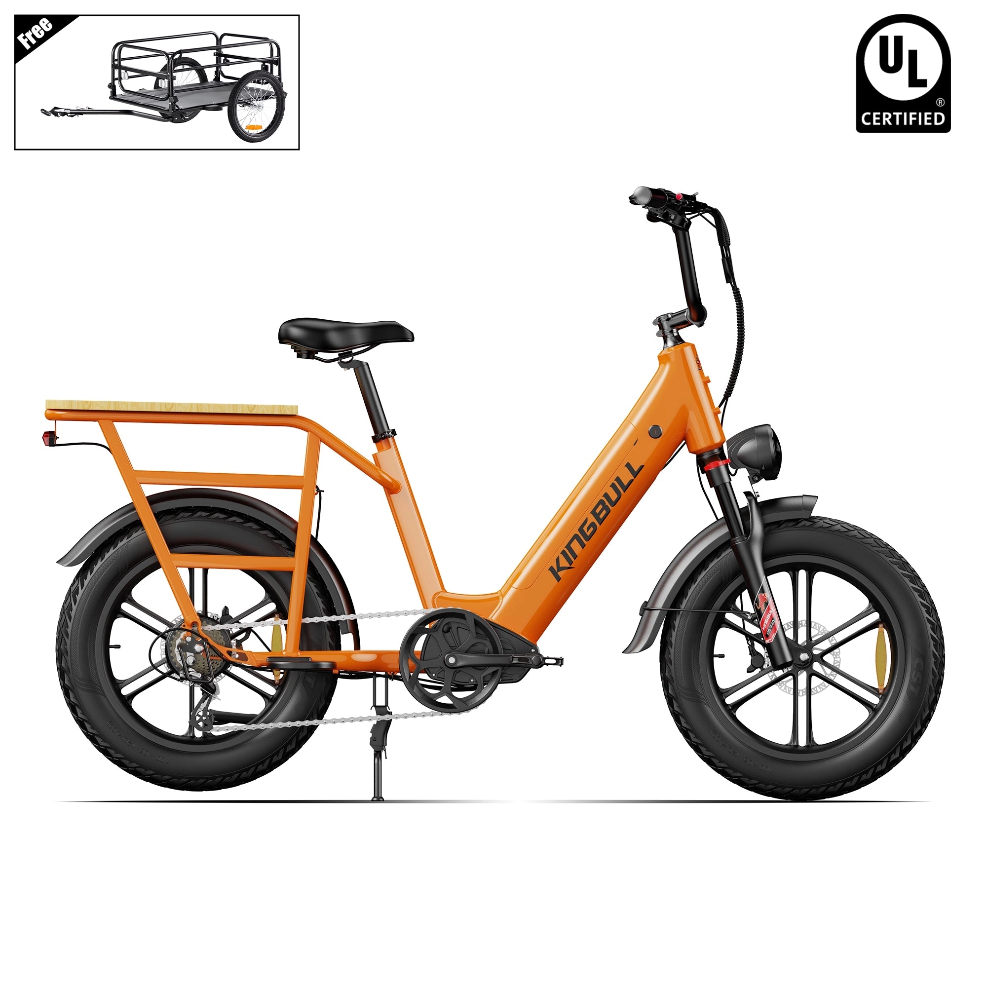 Kingbull Voyager 2.0 | Fettreifen-Elektro-Lastenrad