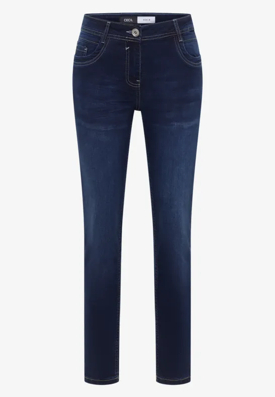 CECIL Straight Leg Jeans - Style SCARLETT
