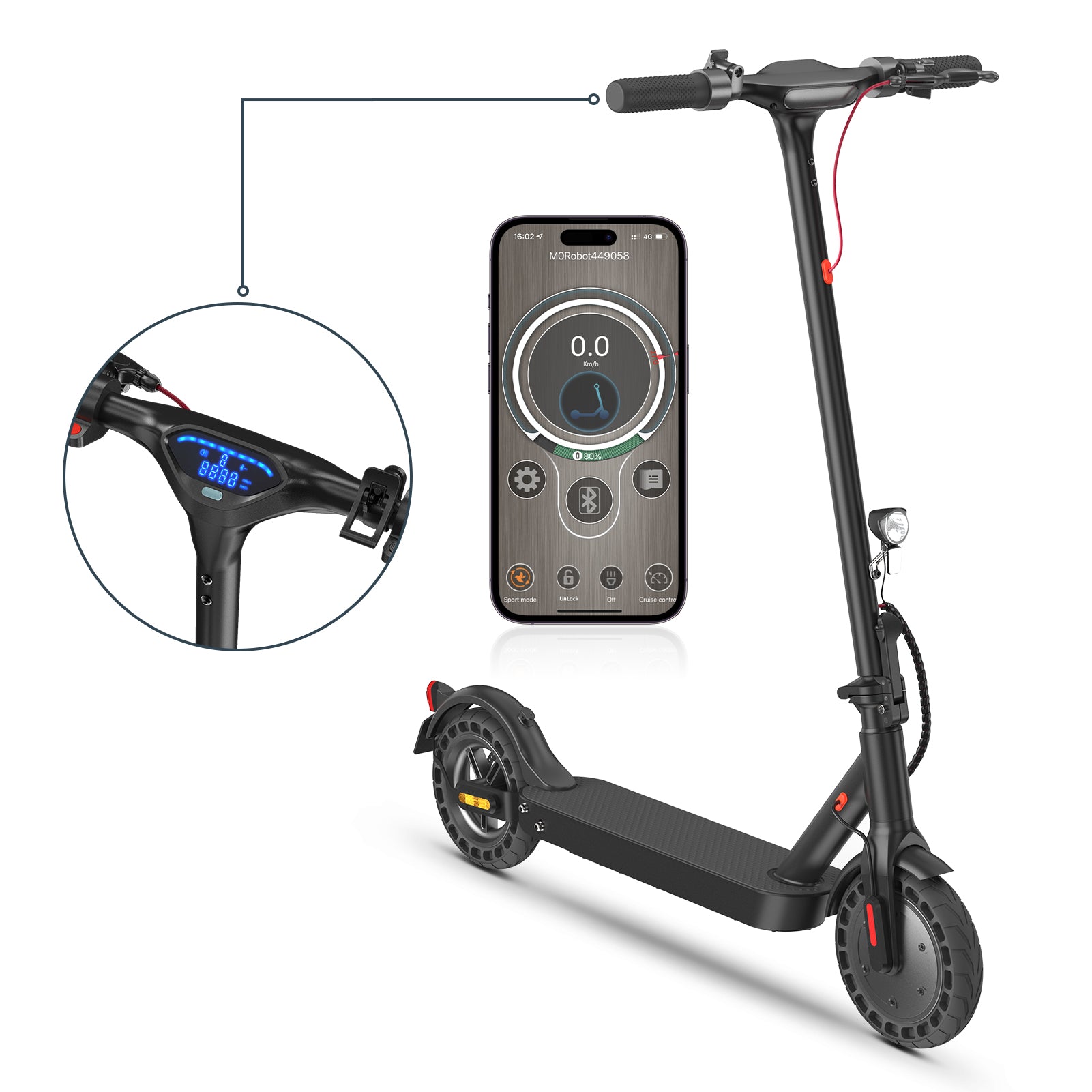 iScooter 500W 10" E9TMax E-Scooter mit Straßenzulassung (ABE, eKFV)