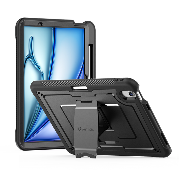 iPad Air 11-Zoll (M4/M2/M3) Robuste iPad-Hülle mit integriertem Kickstand
