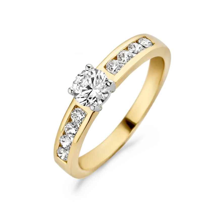Blush Ladies' Ring Gold 585 with Zirconia