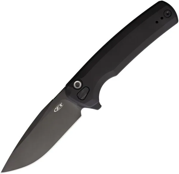 0044 Knopfverschluss Schwarz Ti