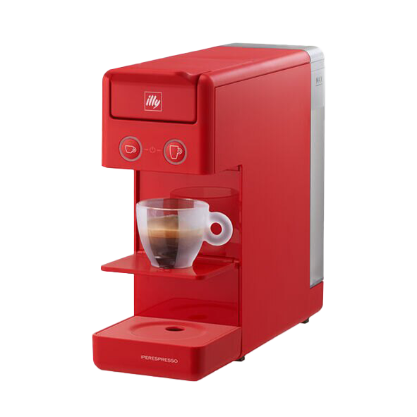 illy Y3.3 Iperespresso Maschine für Espresso & Kaffee, Rot