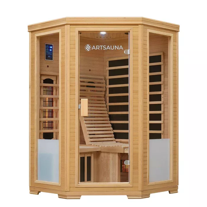 Aalborg Infrarotkabine mit Dual-Heizsystem und Hemlockholz