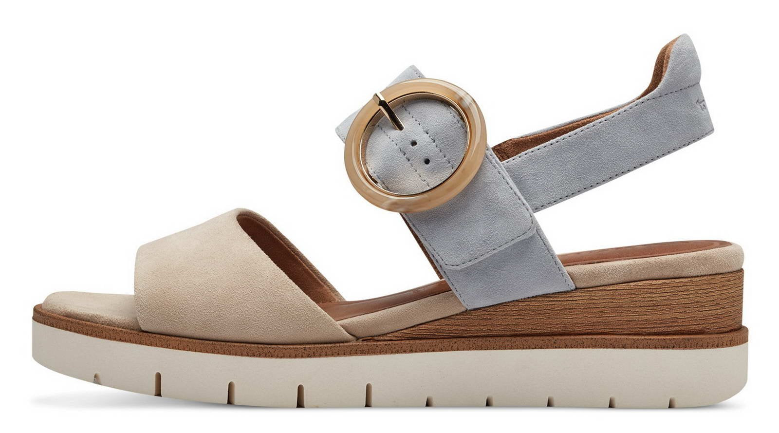 Wortmann - Tamaris Ladies Sandal Model 2820642, Ivory Comb